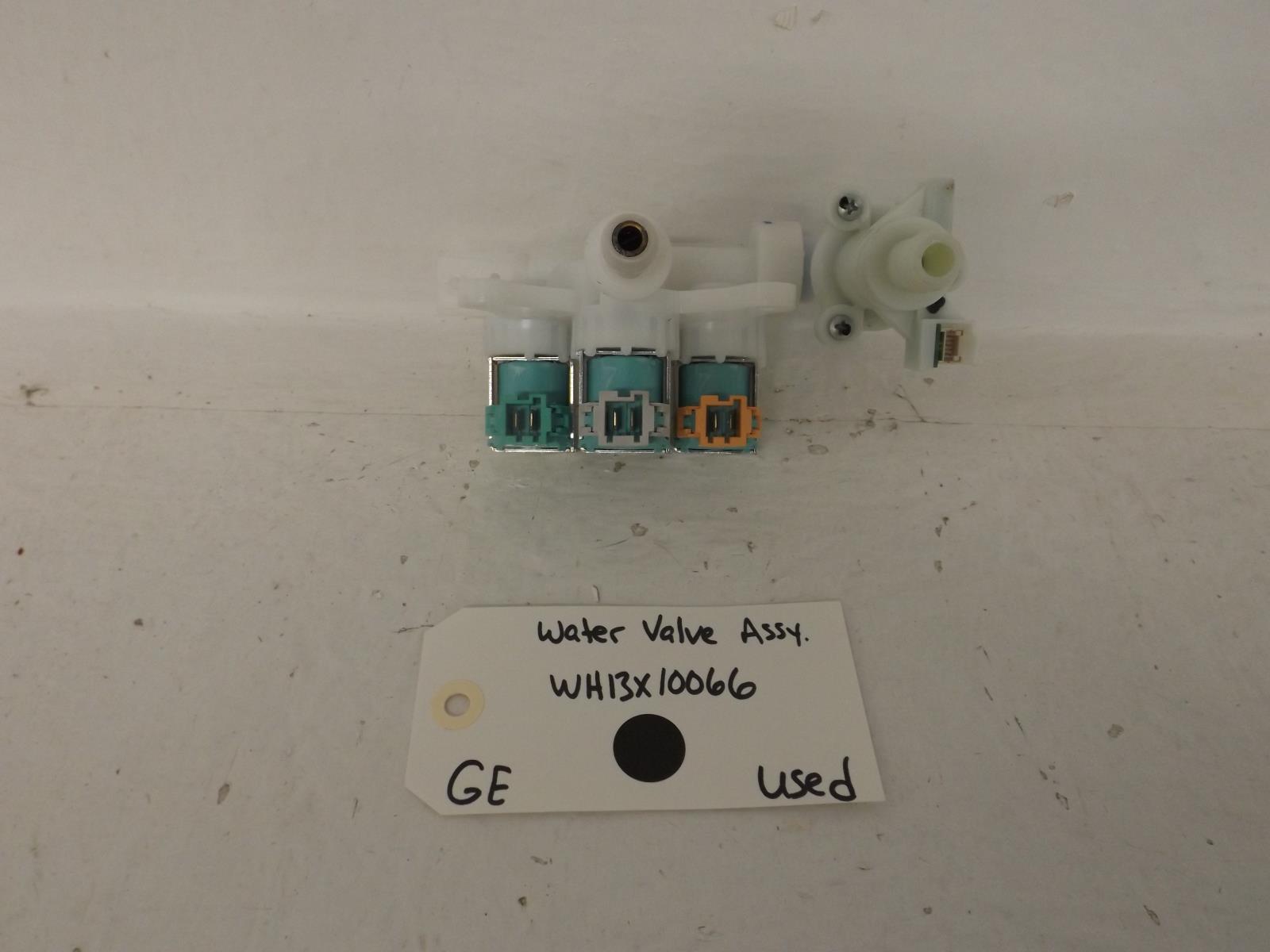 GE Washer WH13X10066 Water Valve Assembly Used GE Washer WH13X10066 Water Valve Assembly Used